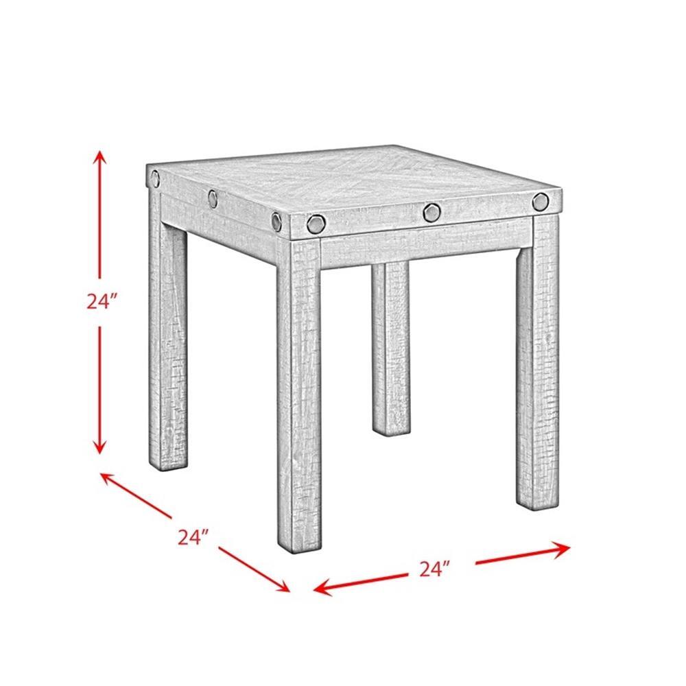 Bowery Hill Contemporary End Table with USB