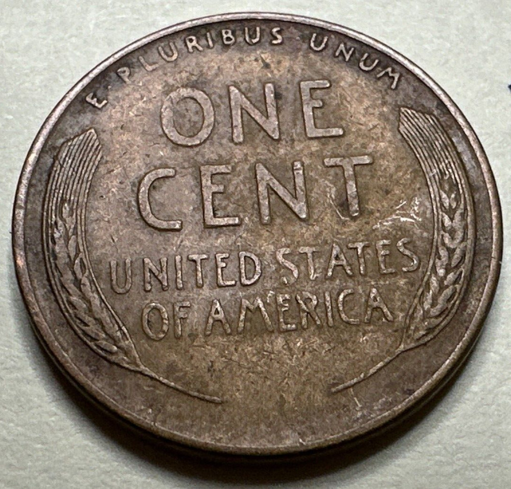 1937 1C Lincoln Cent WHEAT PENNY 8869N