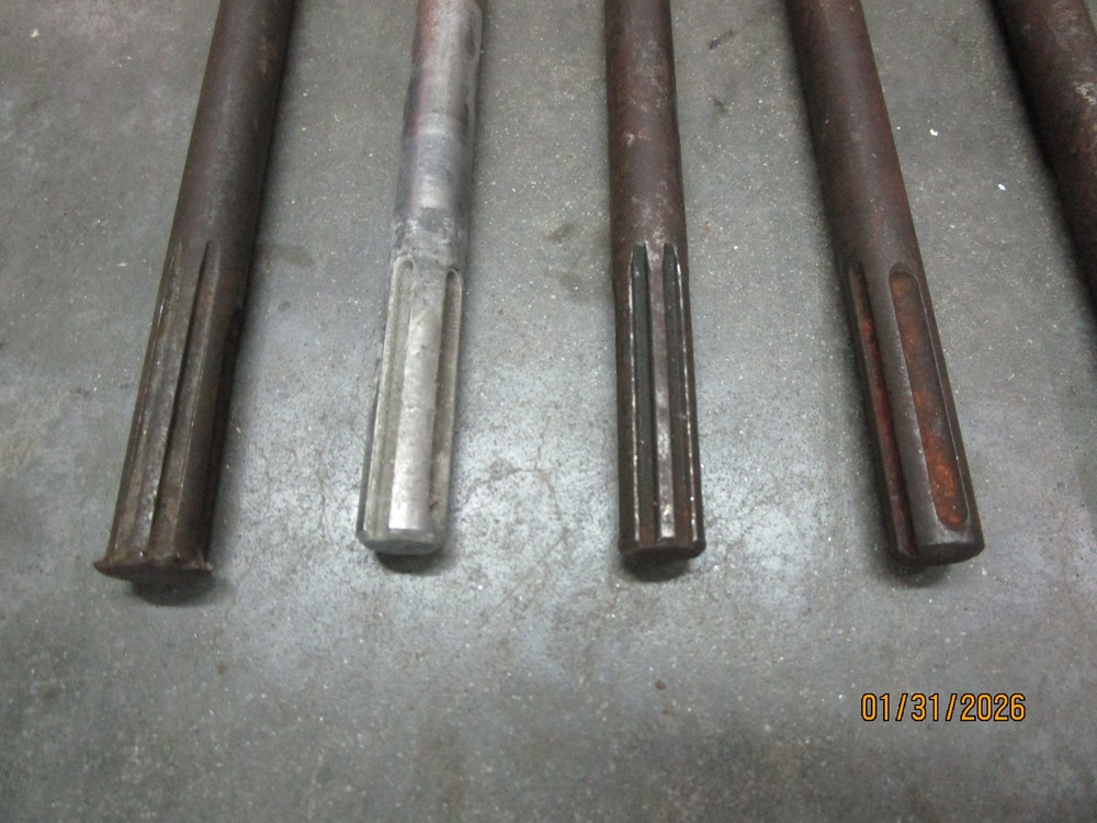 Lot Large SDS Style Chisels