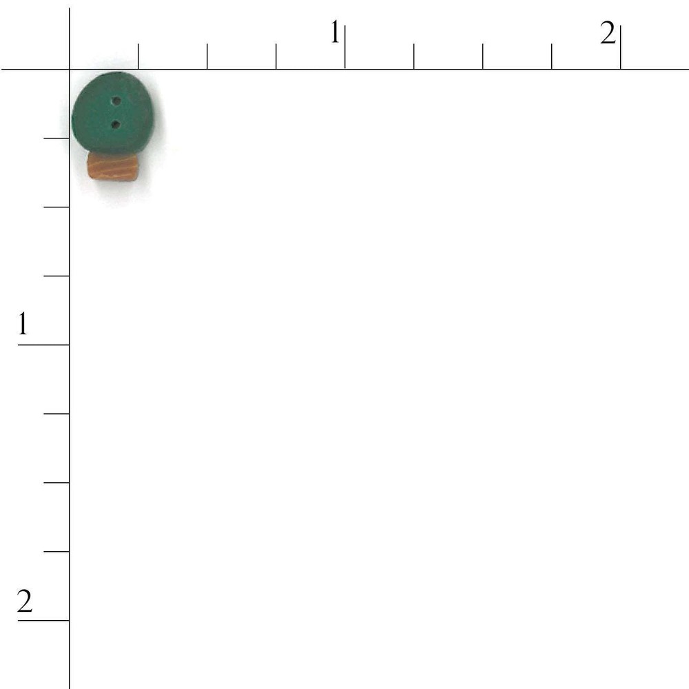 Green Bulb 4428 by Just Another Button Company Buttons