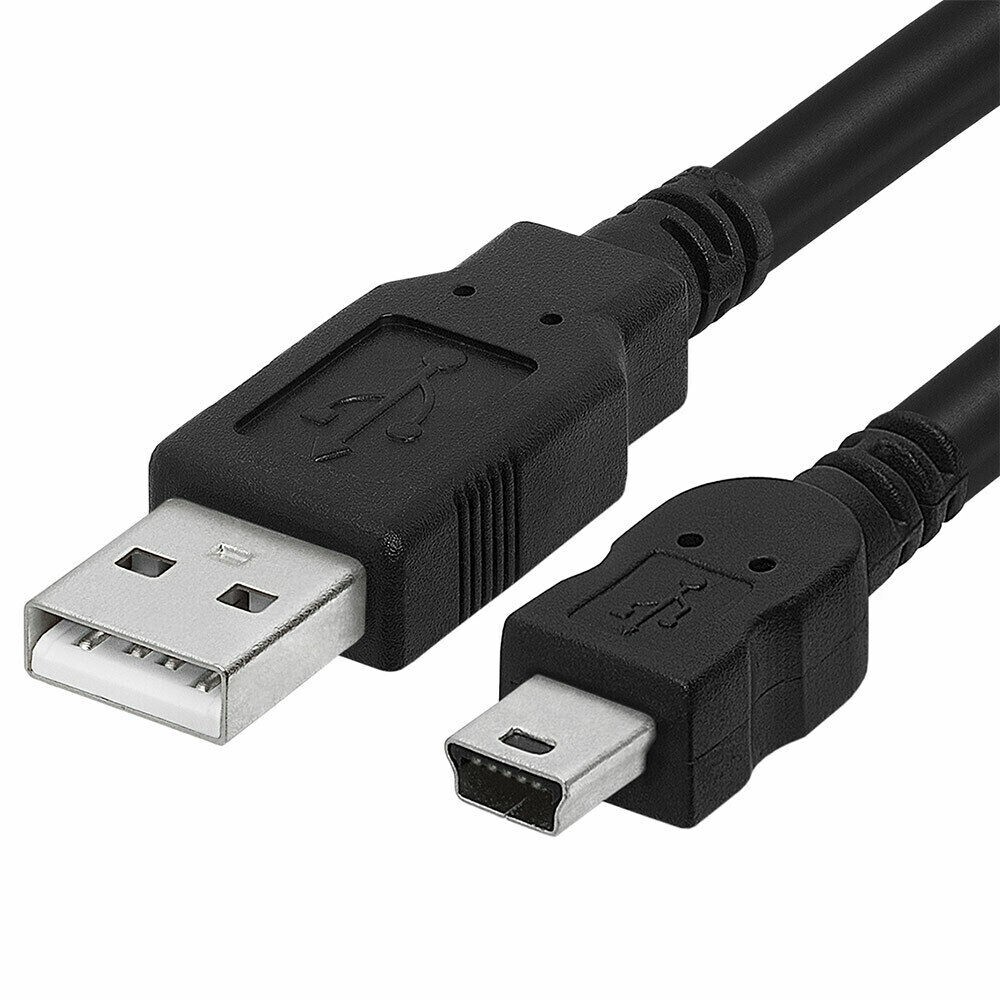 2 Pack Mini USB Cable 3ft Data Sync Charging USB 2.0 Cord GPS MP3 MP4 PSP PS3
