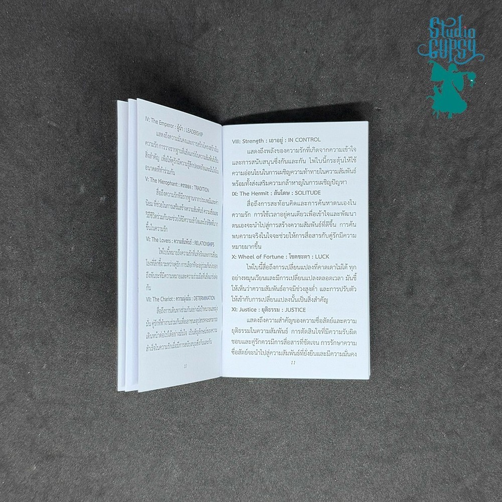 Lucky in Love Tarot Back (Deck & TH,ENG Guide Book)