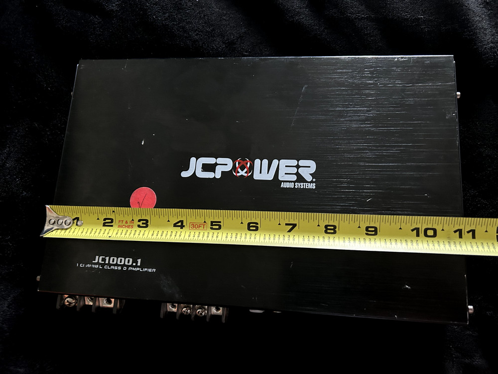 JC Power JC1000.1 1-Channel Class D Pmplifier