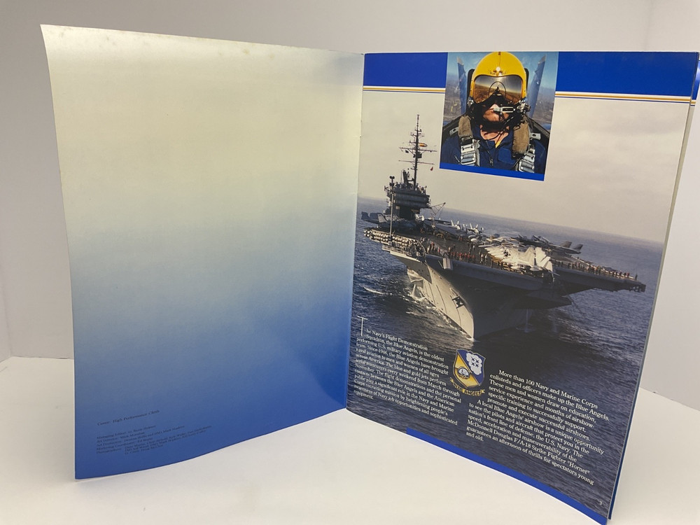 Blue Angels 1989 Souvenir Program