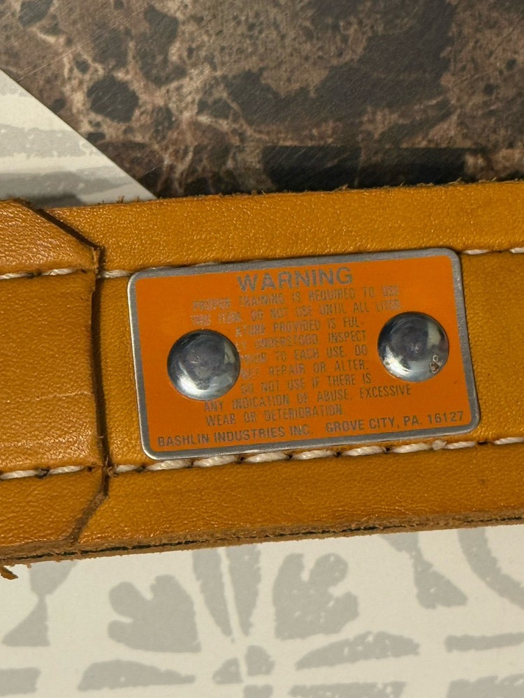 Bashlin 78C-2L 78" Leather Linemen Pole Strap