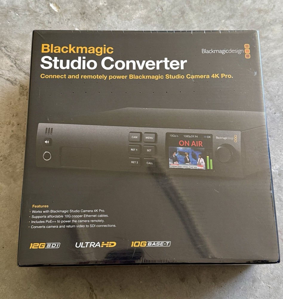 BLACKMAGIC DESIGN STUDIO CONVERTER – NEW – ORIGINAL BOX