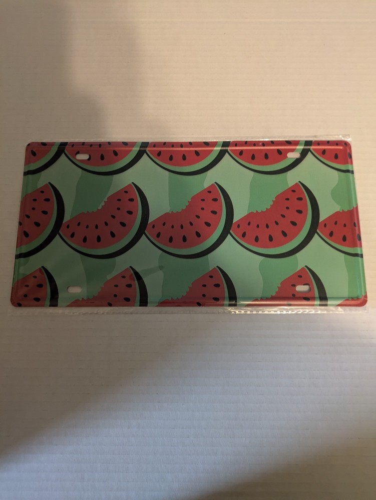 Watermelon License Plate