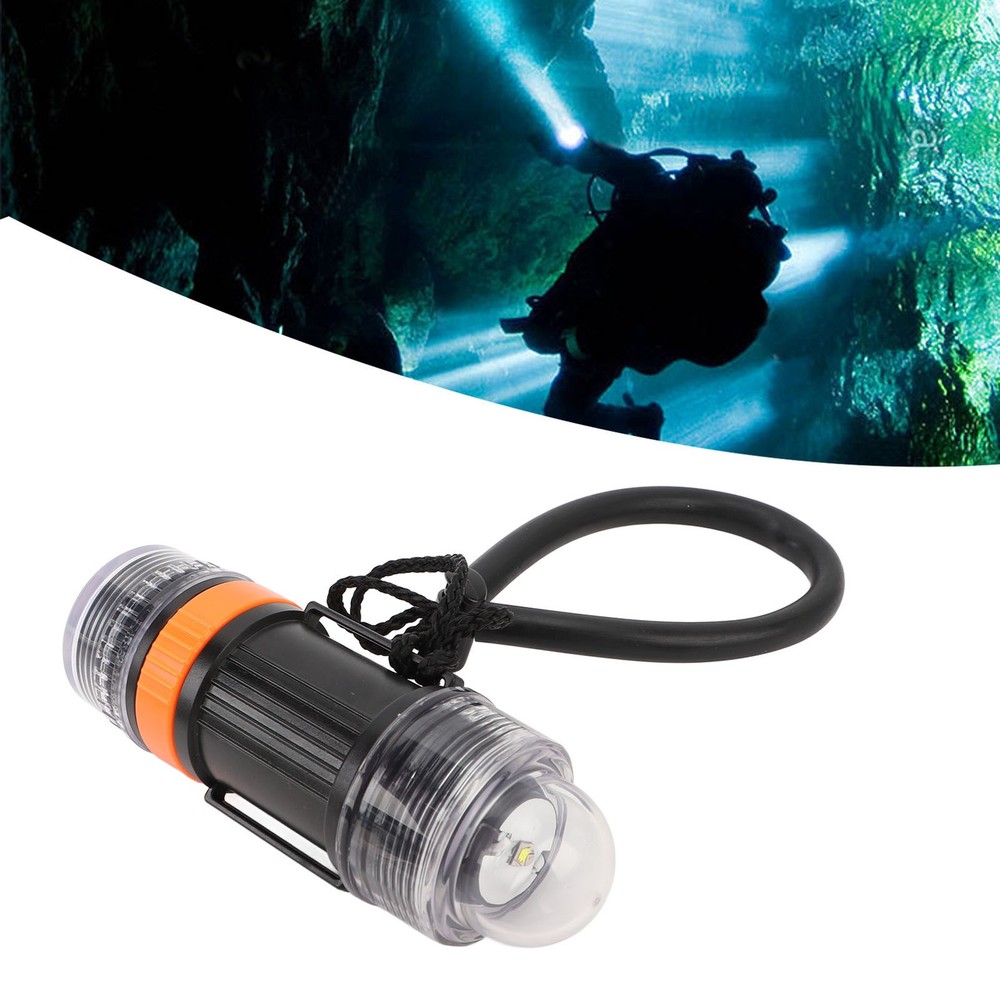 Waterproof Dive Strobe Flashlight High Brightness LED For Underwater Advent DGPM