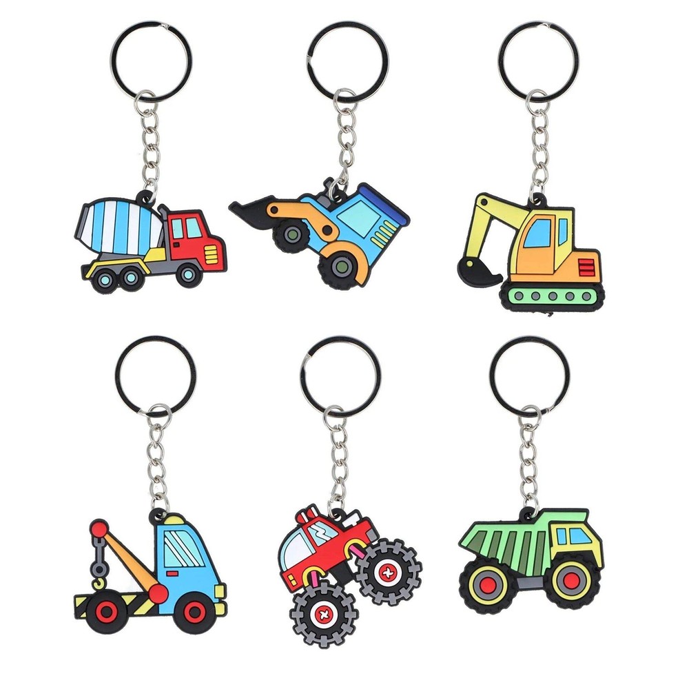 Childrens's Construction Vehicle Keyring