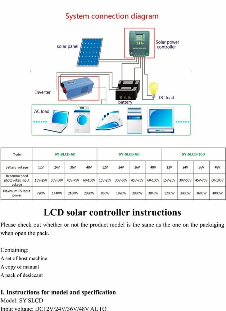 MPPT/PWM Solar Charge Controller Auto Controller Tools Solar PV Battery Charger