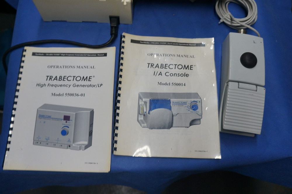 TRABECTOME HIGH FREQUENCY GENERATOR +CONSOLE+FOOTSWITCH