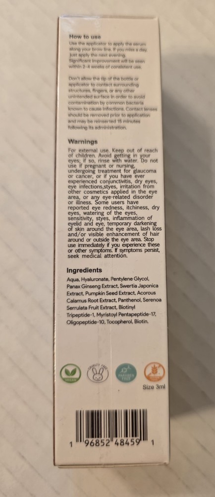 Scorobrow Eyebrow Growth Serum New & Sealed