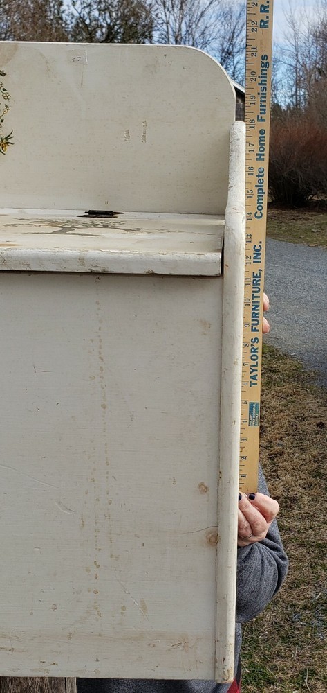 Vintage Children's Bench With Storage Bin