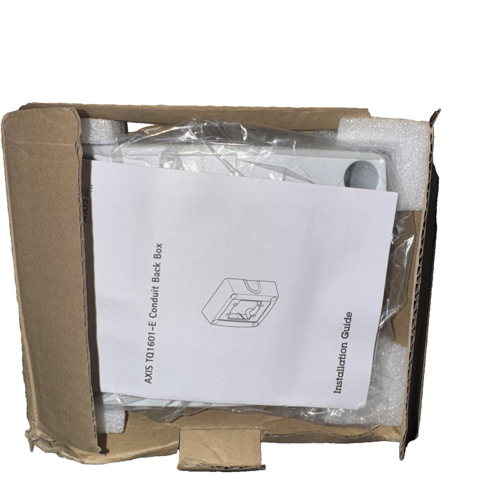 AXIS TQ1601-E Mounting Box for IP Camera, Wall Mount, Cable Conduit Adapter