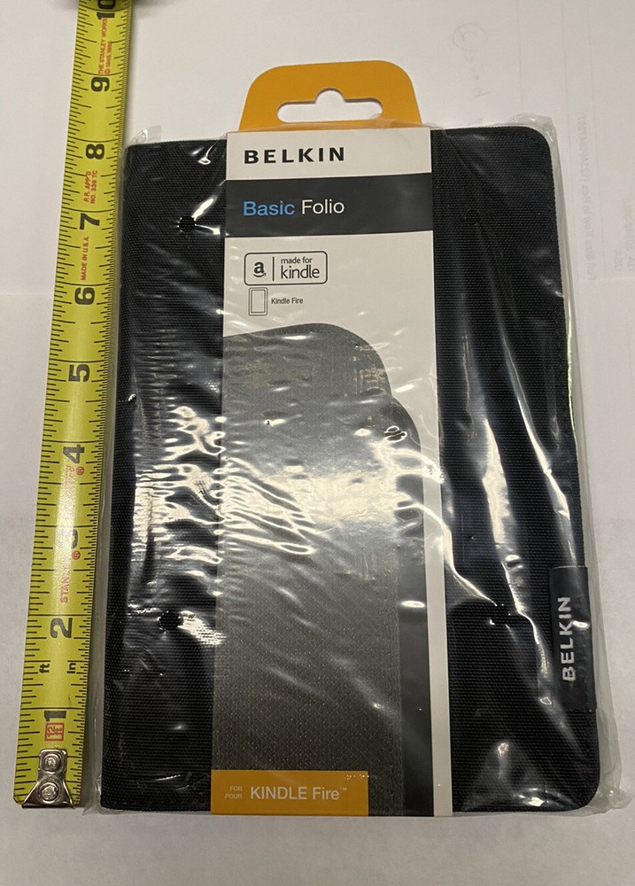 Belkin F8N716TTC00 Basic Folio For Kindle Fire Black NEW