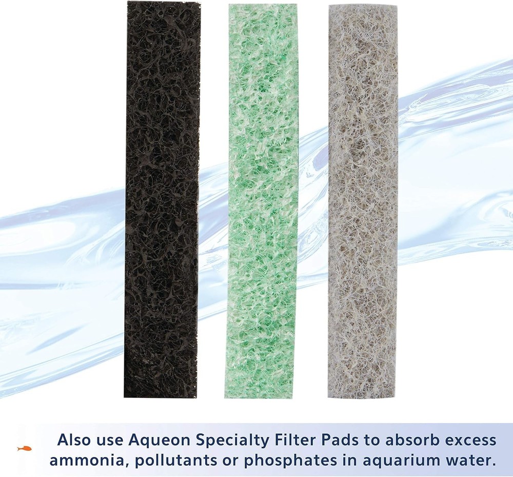 Aqueon Medium Replacement Filter Cartridges - 3 Count for Pristine Aquatic Care