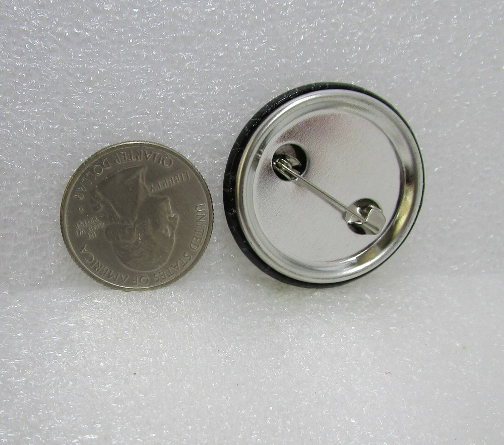 Rabbit w/ Question Marks Button Pin