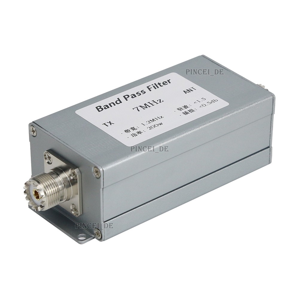 7MHz Band Pass Filter BPF Bandpass Filter Anti-Interference 200W