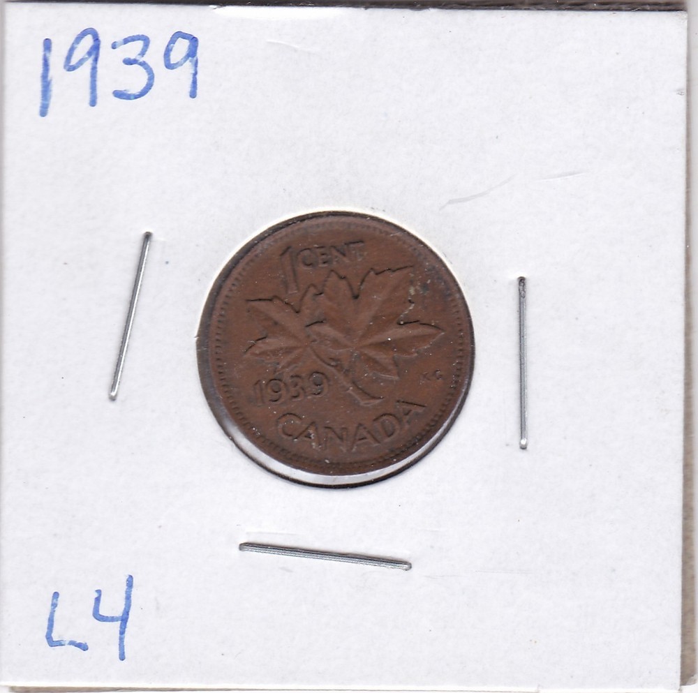 1939 Canada 1 Cent L4