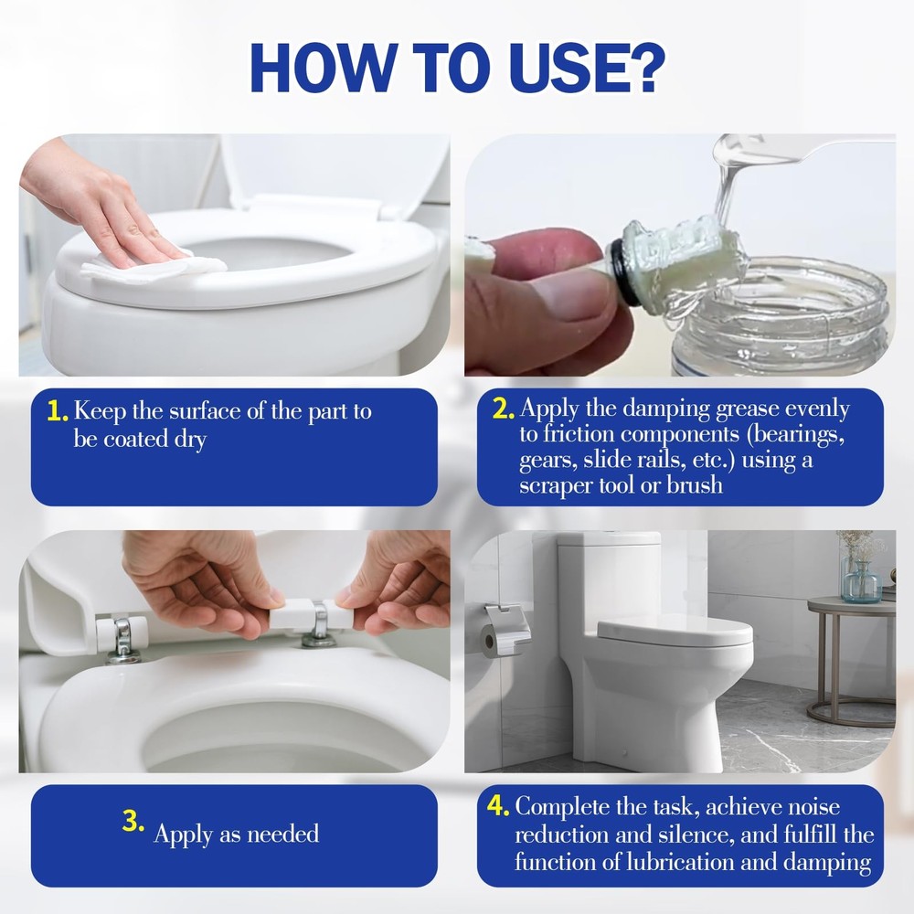 Damping Grease, Medium Viscosity Grease for Washing Machine...