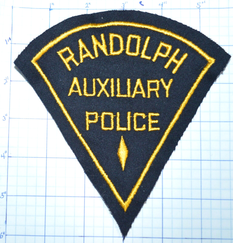 MASSACHUSETTS, RANDOLPH AUXILIARY POLICE DEPT FELT PATCH