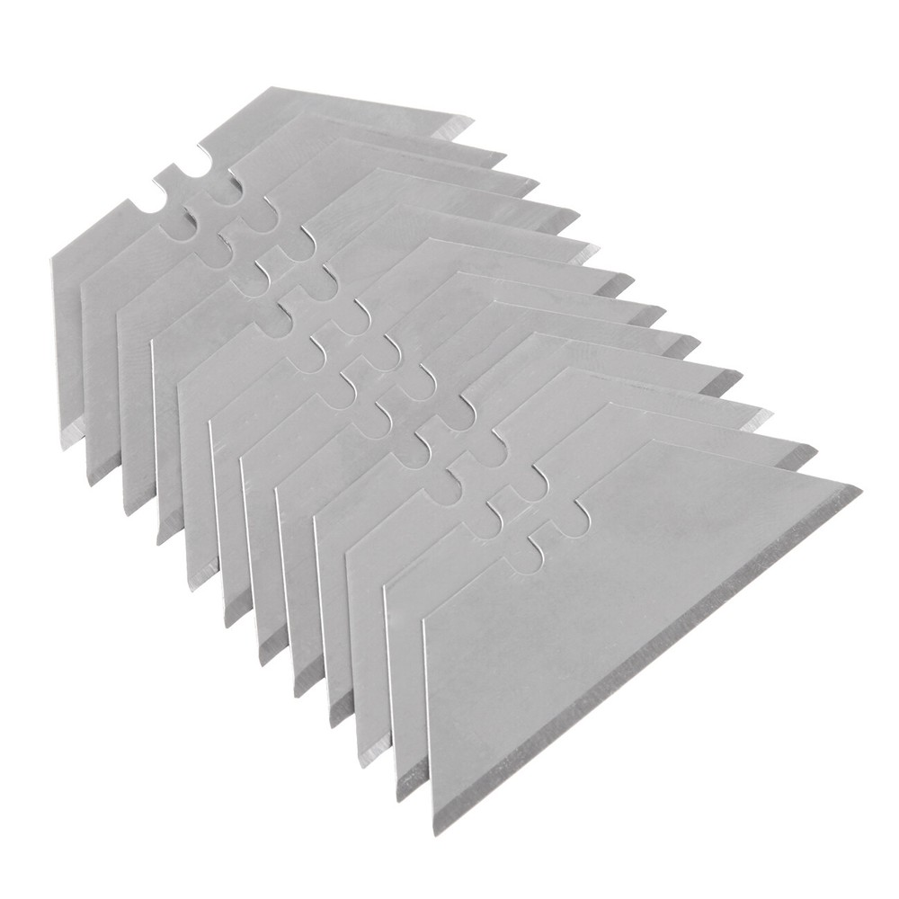 100-Pack Steel Utility Knife Blades Replacement Refill Razor With Dispenser Box
