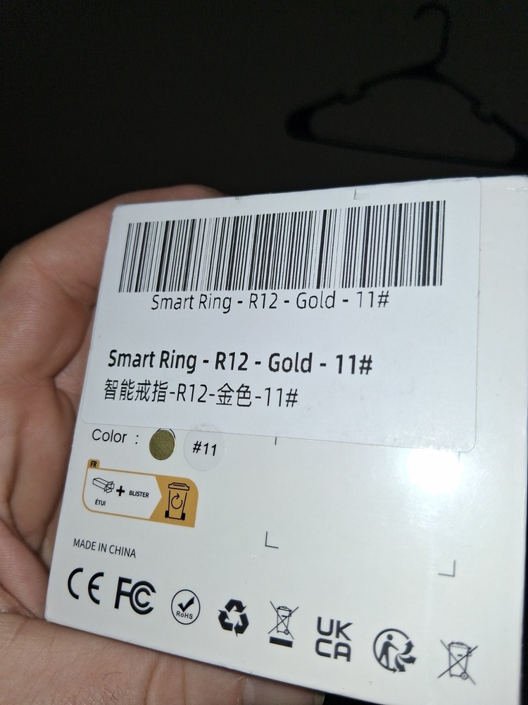 Smart Ring Gold Size 12