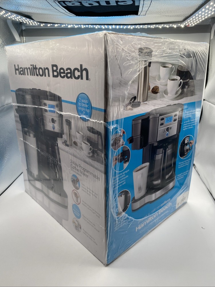 Hamilton Beach 47650 2-way Programable Coffee Maker- Black