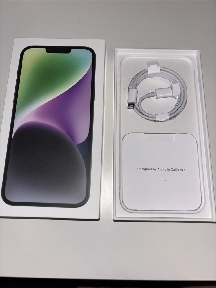 Genuine Apple IPhone 14 Plus EMPTY BOX + CHARGER ONLY