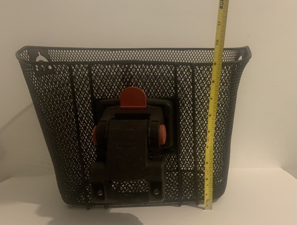 Sunlite Quick Release Black Wire Mesh Bicycle Basket