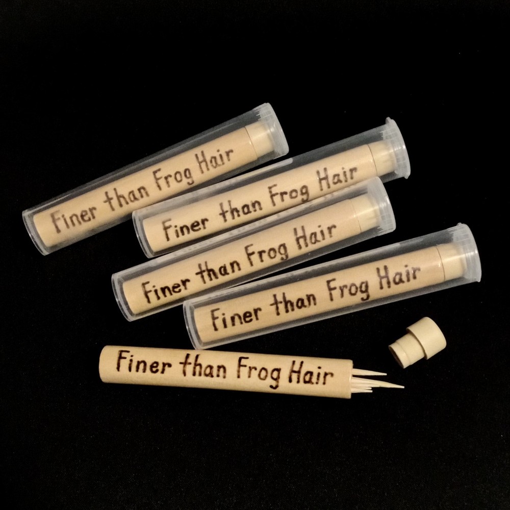 STOCKING STUFFERS 🎅 Personalized Wood-burned Toothpick Holder NAME, INITIALS..
