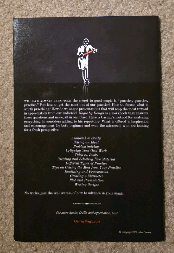 Magic by Design by John Carney (signed)