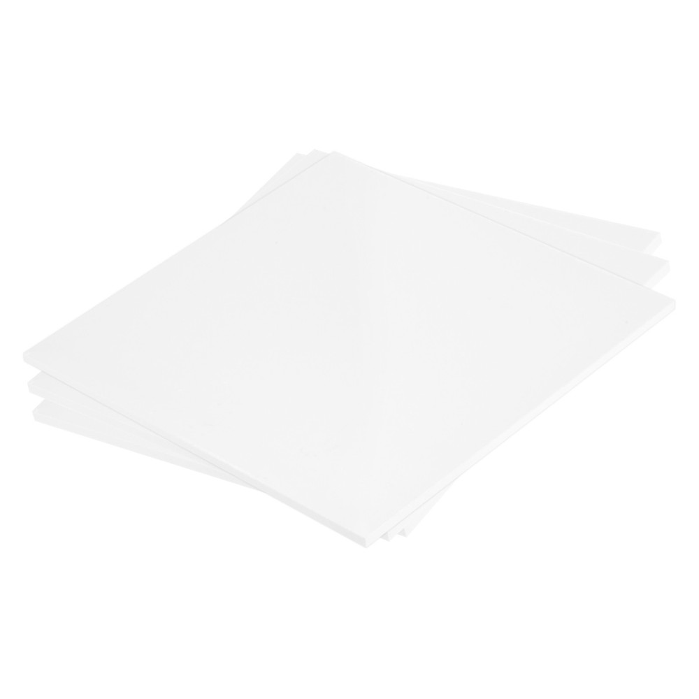 ABS Plastic Sheet 8 x 8 x 0.16" ABS Styrene Sheets White 3 Pcs