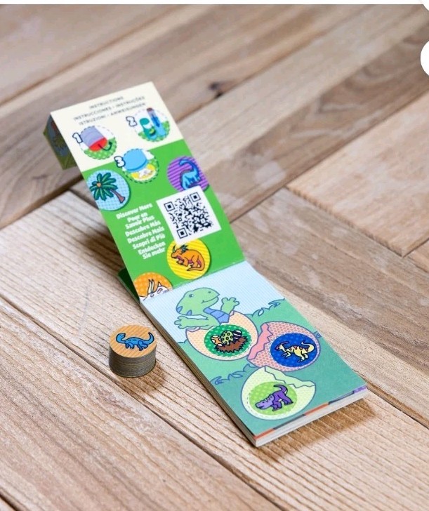 Melissa & Doug Sticker Wow Mini Activity Pad and 200+ Refill Stickers - Dinosaur