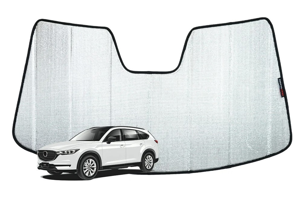 Genuine SNAPSHADES Front Windscreen Sun Shade for Mazda CX8 (2017-Present)