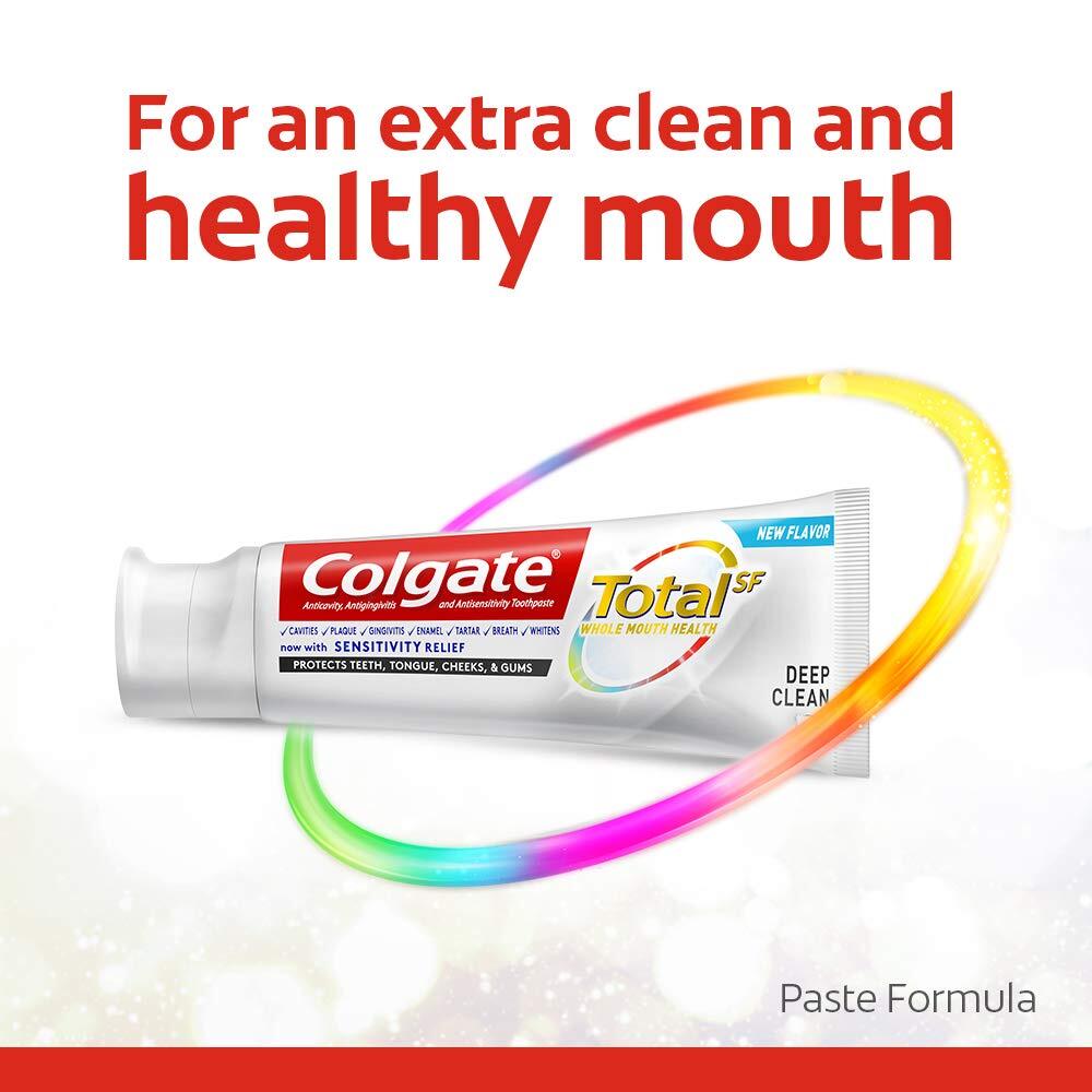 Colgate Total Deep Clean Antibacterial Toothpaste 10.2oz Pack of 2