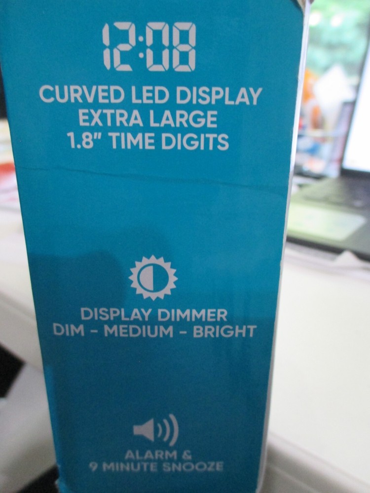 Westclox 71018 curved led display-tested