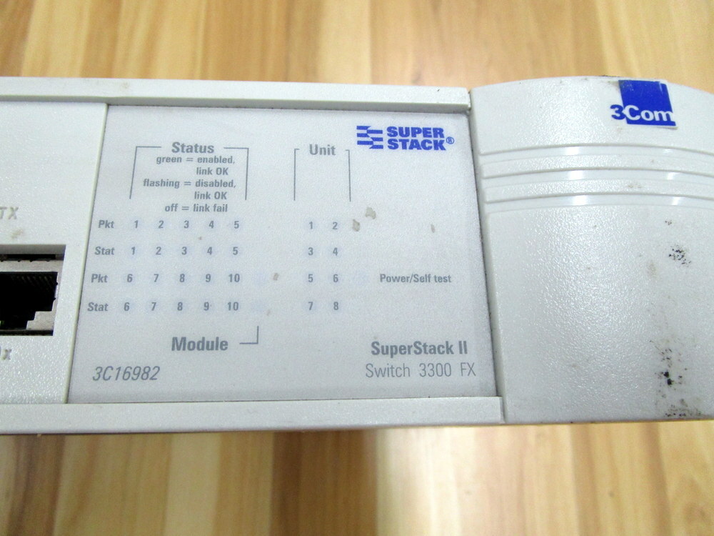 3Com 3C16982 Super Stack Switch 1698-210-000-8.00