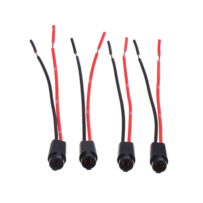5Pcs T5 LED Bulb Holder Socket For 1.2W W3W Width Instrument Light Socket