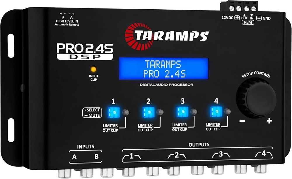 High-Performance Pro 2.4S DSP Equalizer with Crossover & 15-Band Graphic Control