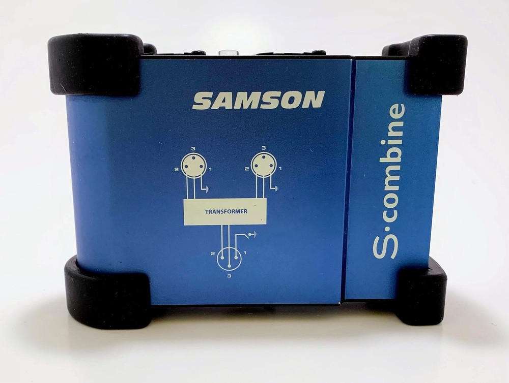 Samson SCombine - 2 Mics into 1 Output, ground lift switch.
