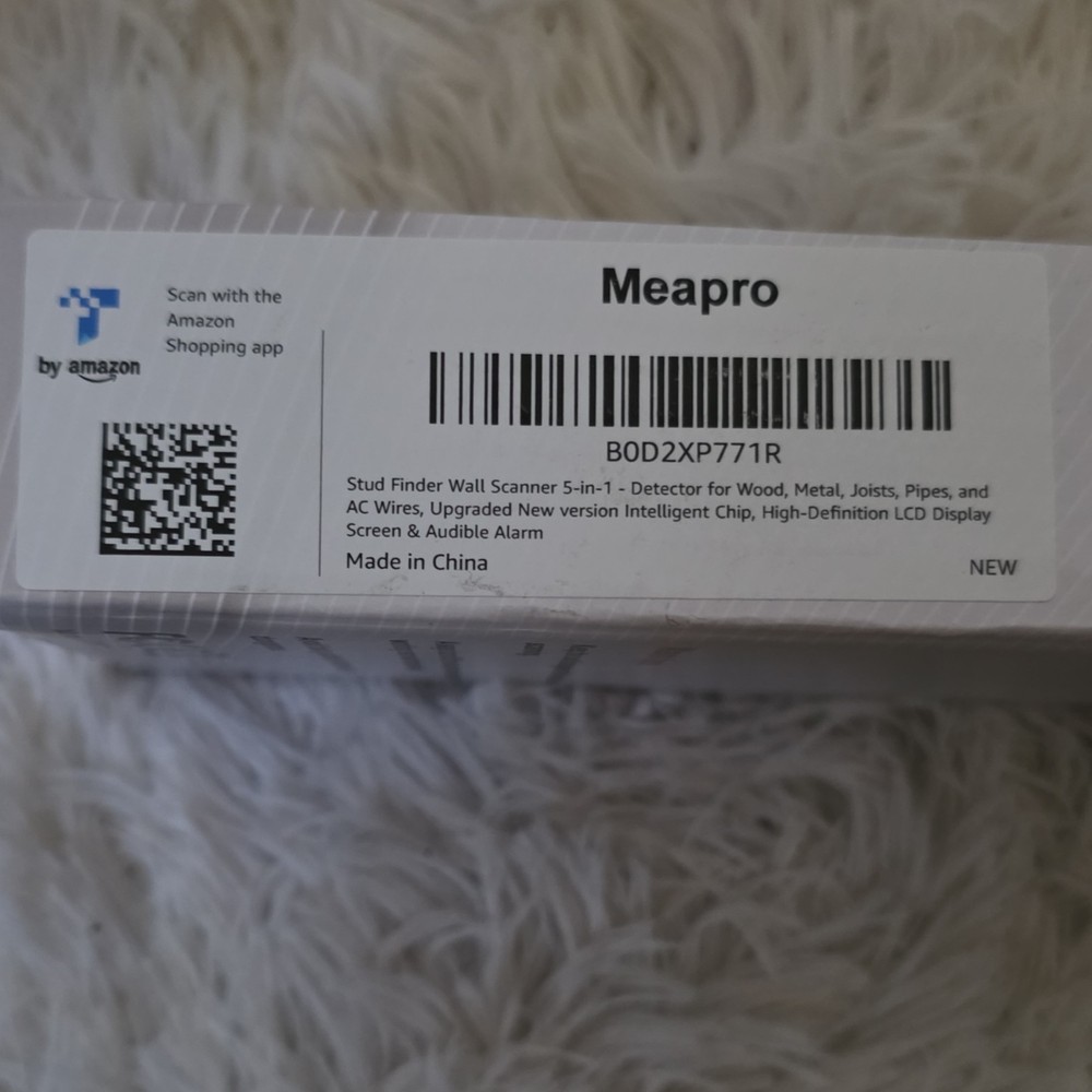 Meapro TH710 Stud Finder Wall Scanner Multi-function LCD Black Orange