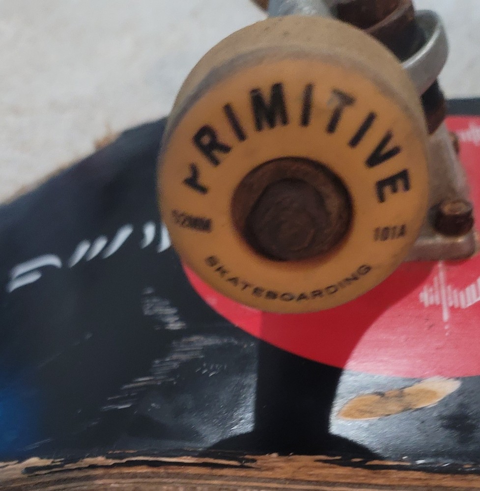 (Used) Primitive Skateboard. With Samurai Design.