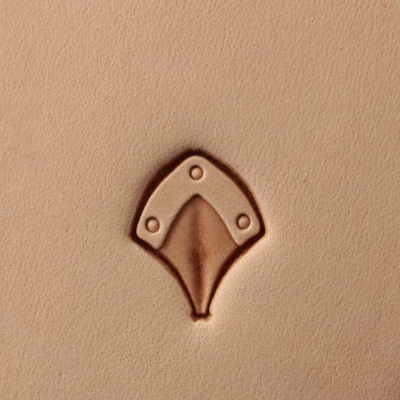 Armor Scale Leather Crafting Stamp Tool Crafts Brass Saddle Making Stamps #403