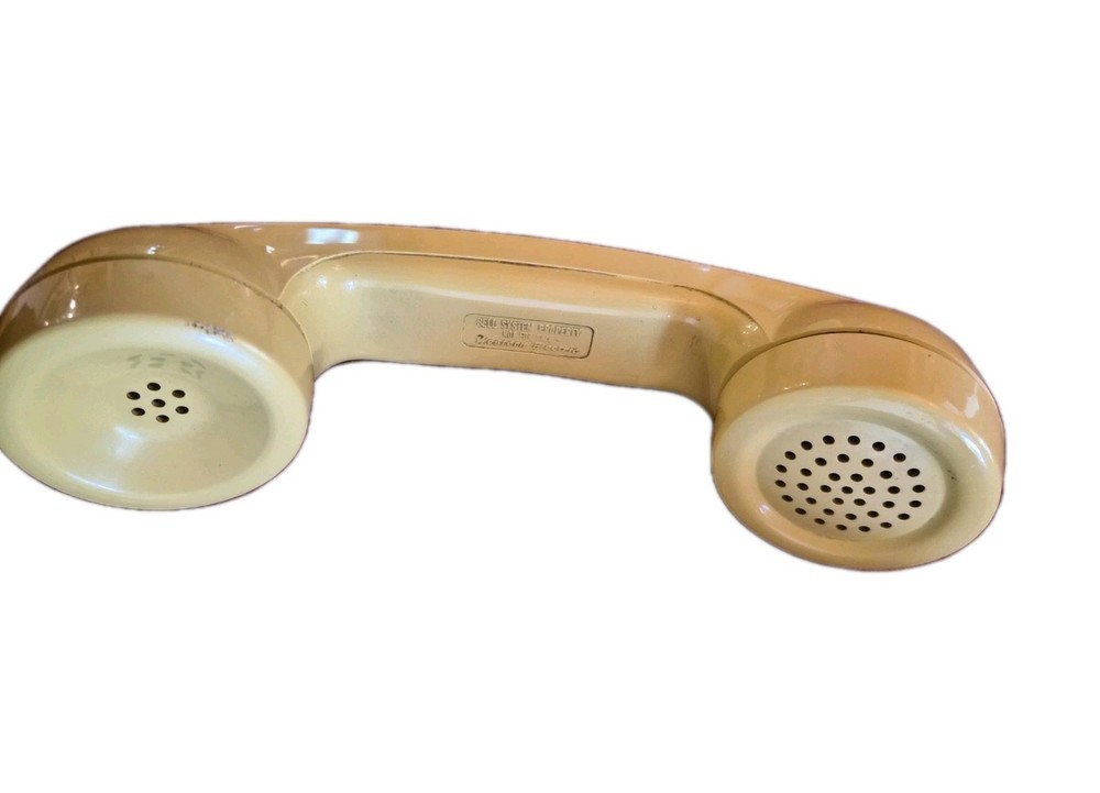 Push Button Touchtone Phone Bell System 2500DM Untested VTG Harvest Gold
