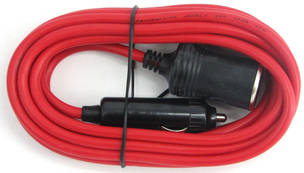ProTrucker 12V Cigarette Lighter Extension Cord Power Cable 12FT Plug Socket 24V