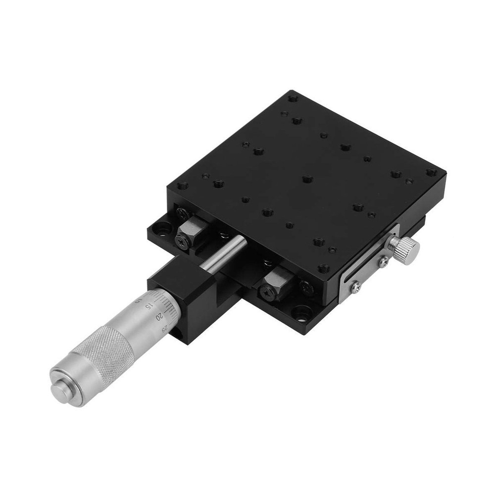 80 * 80mm X Linear Stage, X Micrometer Manual Platform Sliding Table for Opti...