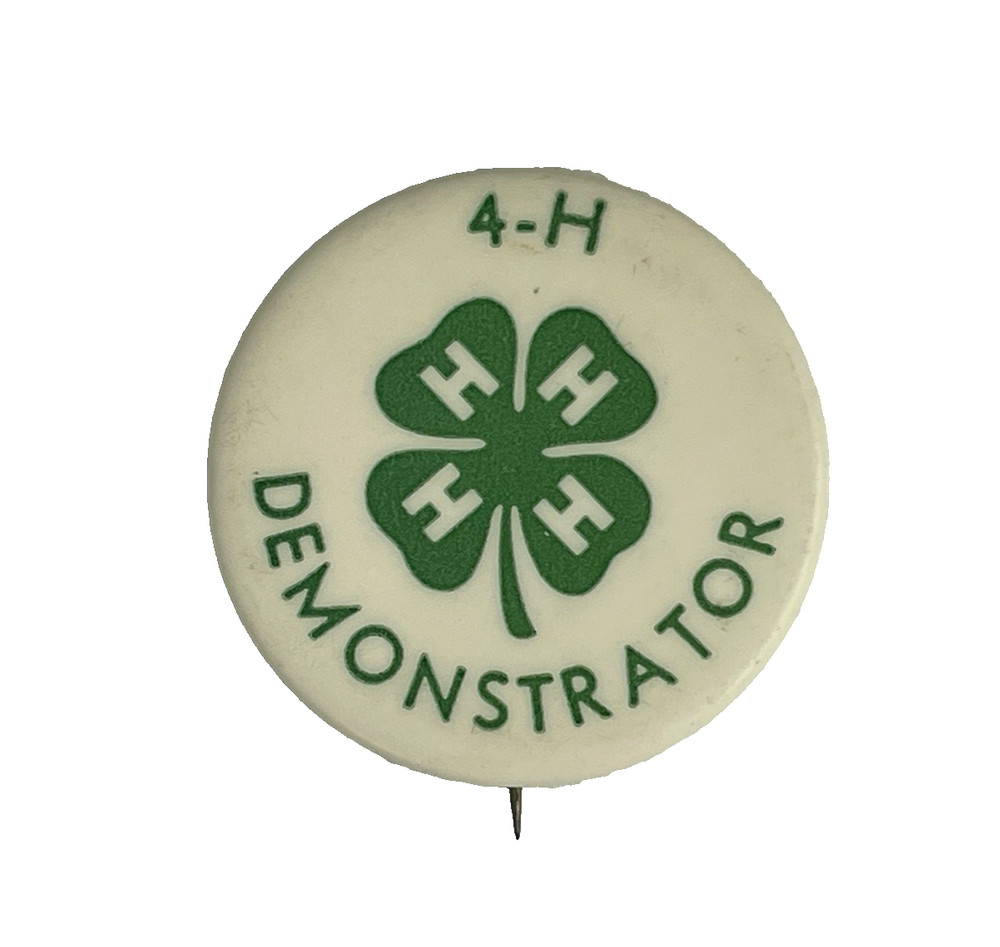 Pinback Button: 4-H Demonstrator