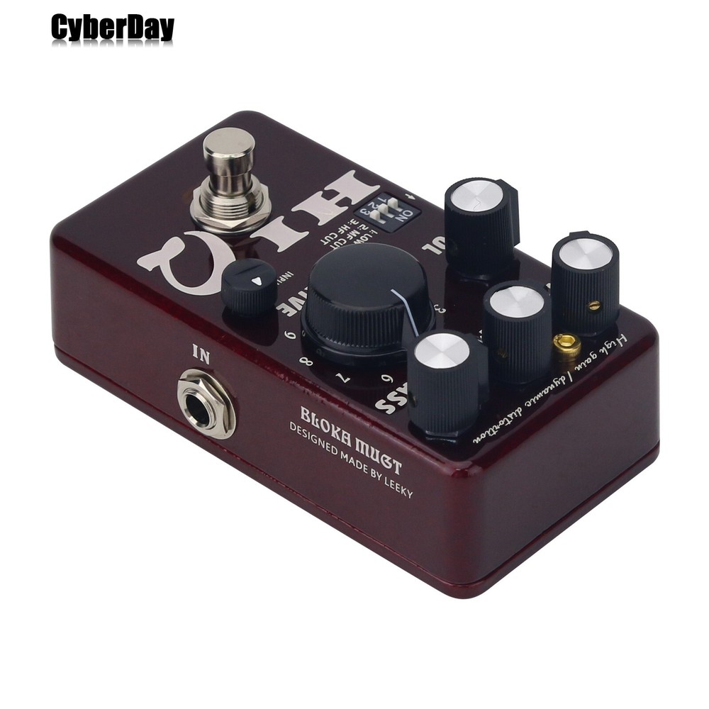 Electric Guitar Distortion Overload Effects Pedal High Gain Dynamic Effector