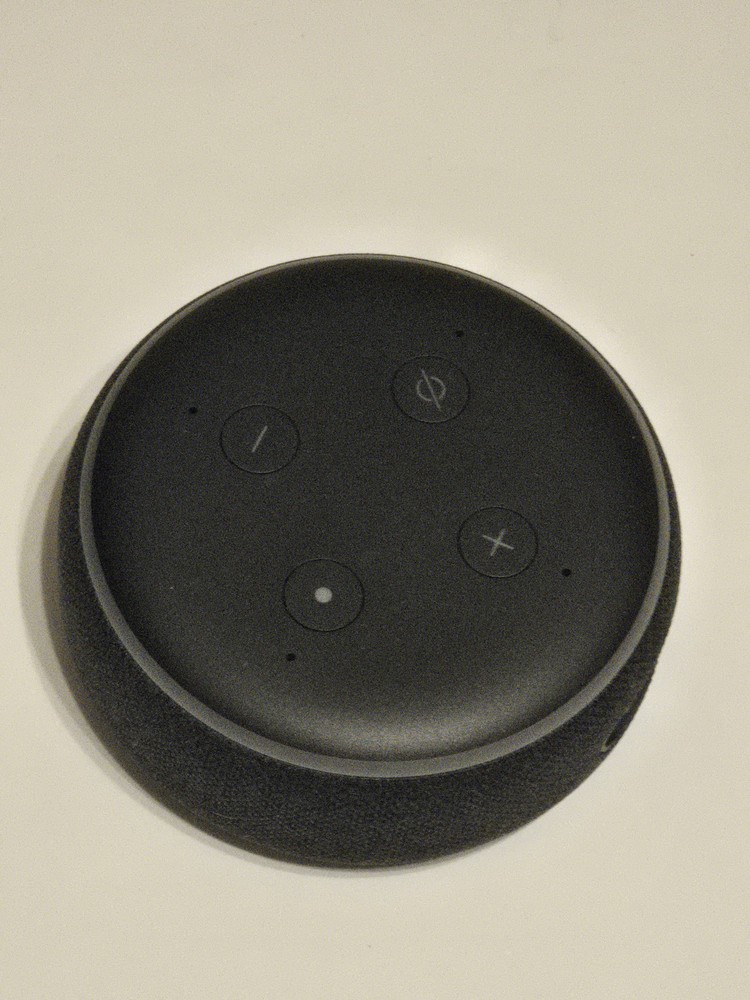 Amazon Echo Dot D9N29T (3rd Generation) Speaker Black Power Cord Tested  WORKS